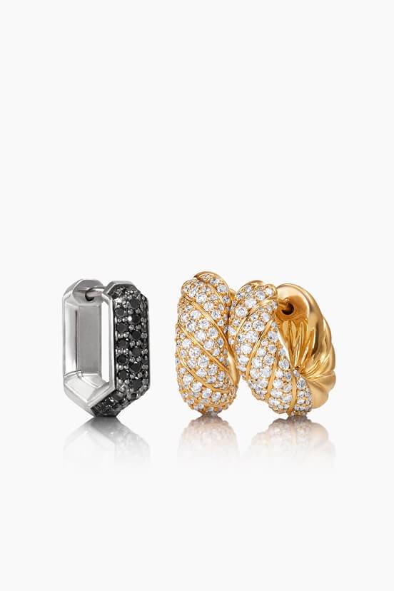 David Yurman earrings for men and women.