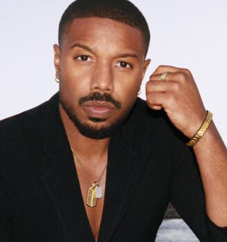 Michael B. Jordan in David Yurman Chevron jewelry